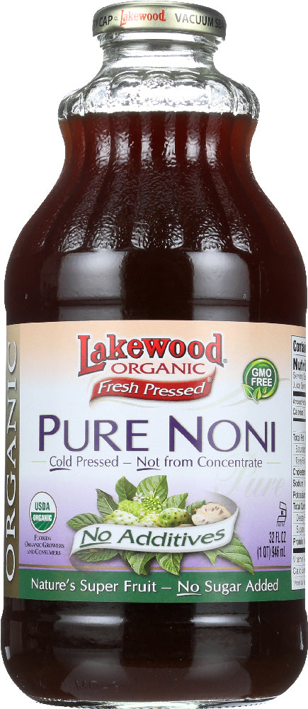 LAKEWOOD: Organic Pure Noni Juice, 32 oz