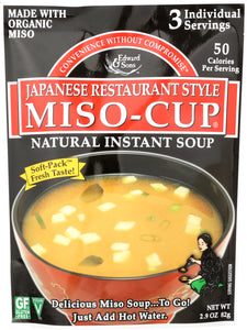 EDWARD & SONS: Miso-Cup Japanese Restaurant Style, 2.9 oz