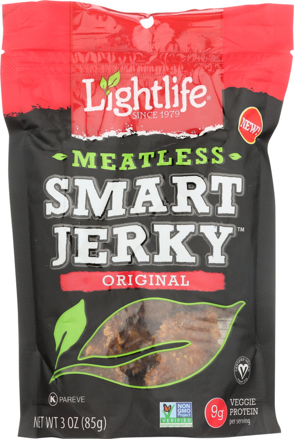 LIGHTLIFE: Meatless Smart Jerky Original Vegan, 3 oz