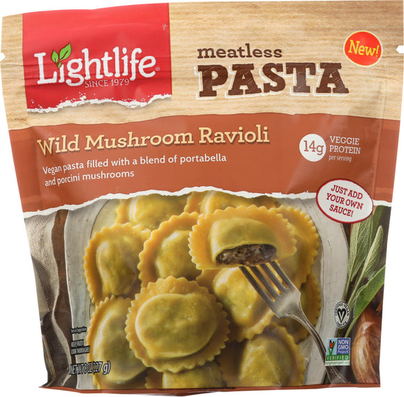 LIGHTLIFE: Wild Mushroom Ravioli, 8 oz