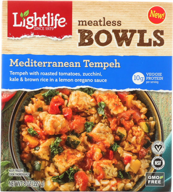 LIGHTLIFE: Mediterranean Tempeh Bowl, 8 oz