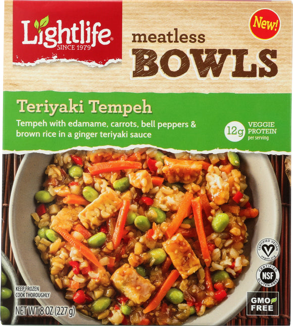 LIGHTLIFE: Teriyaki Tempeh Bowl, 8 oz
