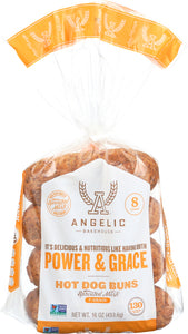 ANGELIC BAKEHOUSE: Sprouted Seven-Grain Hot Dog Buns, 16 oz