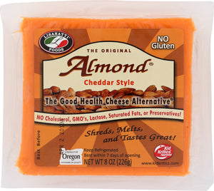 LISANATTI: Cheddar Style Almond Cheese, 8 oz