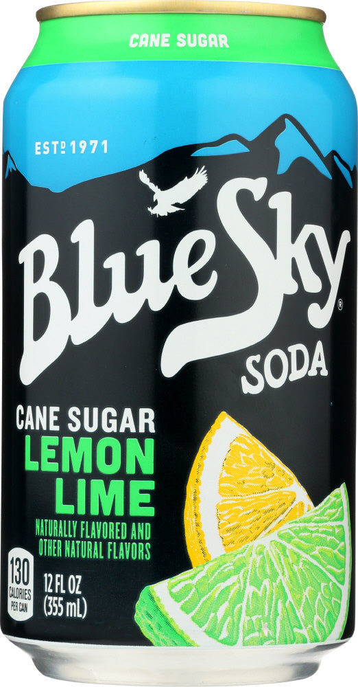 BLUE SKY: Soda Lemon Lime, 72 oz