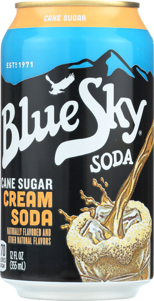 BLUE SKY: Cane Sugar Soda Cream, 72 oz