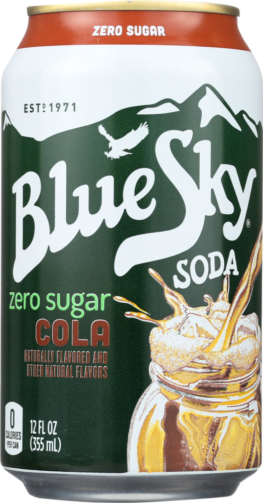 BLUE SKY: Zero Sugar Soda Cola, 72 oz