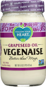 FOLLOW YOUR HEART: Grapeseed Oil Vegenaise, 16 oz