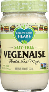 FOLLOW YOUR HEART: Vegenaise Soy-Free Dressing and Sandwich Spread, 16 oz