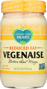 FOLLOW YOUR HEART: Reduced Fat Vegenaise, 16 oz