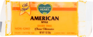 FOLLOW YOUR HEART: American Style Cheese Alternative Portion, 1 oz