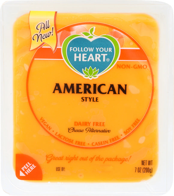 FOLLOW YOUR HEART: American Style Cheese Alternative Block, 7 oz