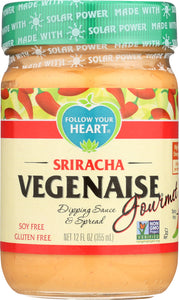 FOLLOW YOUR HEART: Sriracha Vegenaise, 12 oz