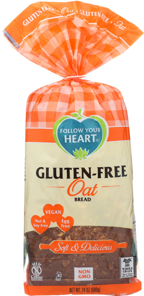 FOLLOW YOUR HEART: Gluten Free Oat Loaf Bread, 24 oz