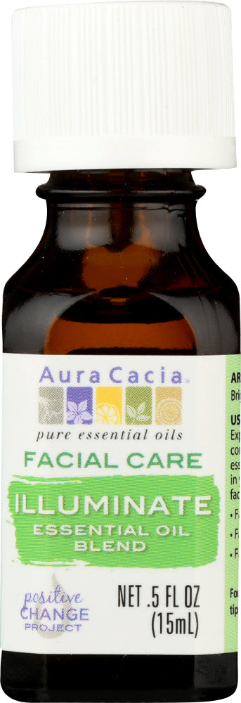 AURA CACIA: Essential Oil Facial Illuminate 0.5 oz