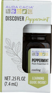 AURA CACIA: Essential Oil Discovery Peppermint, .25 fo