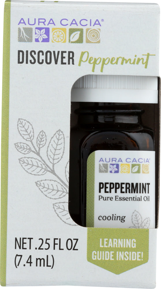 AURA CACIA: Essential Oil Discovery Peppermint, .25 fo