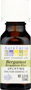 AURA CACIA: 100% Pure Essential Oil Bergamot, 0.5 Oz