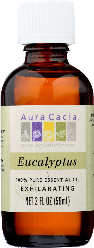 AURA CACIA: 100% Pure Essential Oil Eucalyptus, 2 Oz