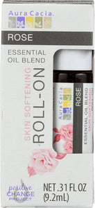AURA CACIA: Oil Essential Roll-on Rose 0.31 oz