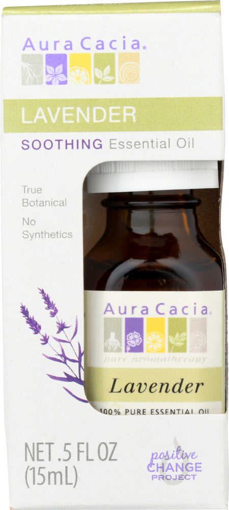 AURA CACIA: Oil Essential Lavender Boxed 0.5 oz