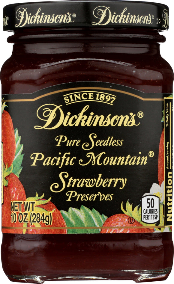 DICKINSON: Preserve Strawberry Seedless, 10 oz