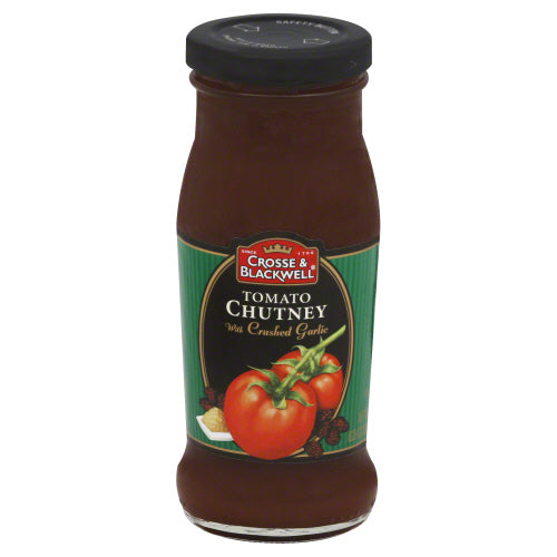 CROSSE & BLACKWELL: Tomato Chutney with Crushed Garlic, 8.25 oz
