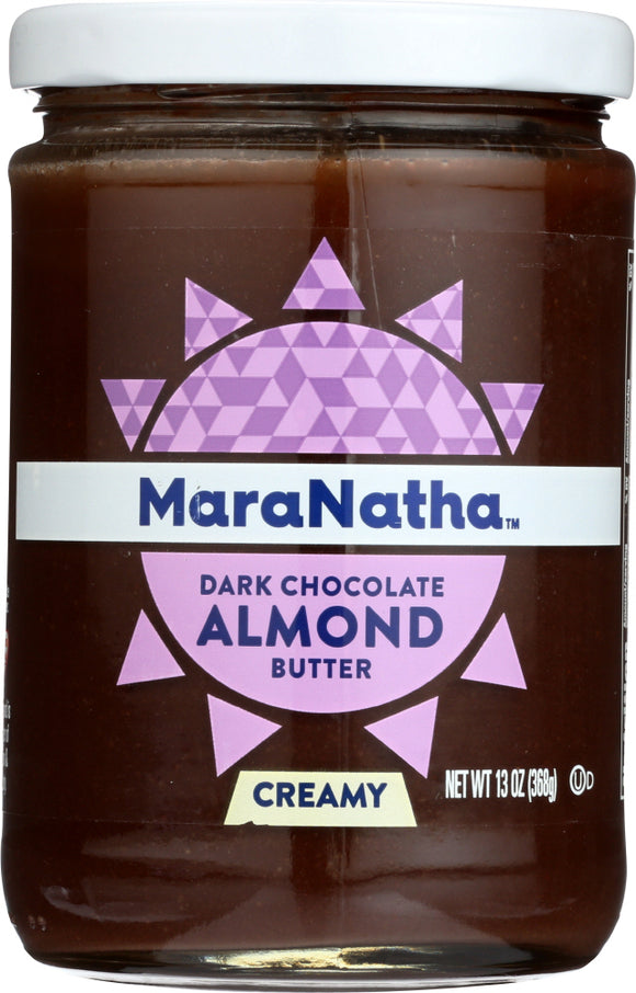 MARANATHA: Dark Chocolate Almond Spread, 13 oz