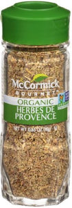 MC CORMICK: Herbes De Provence Organic, 0.65 oz