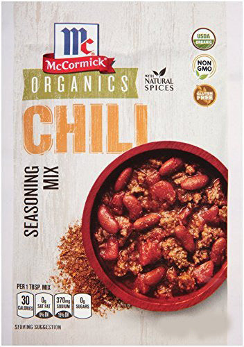 MC CORMICK: Organic Chili Seasoning, 1.25 oz