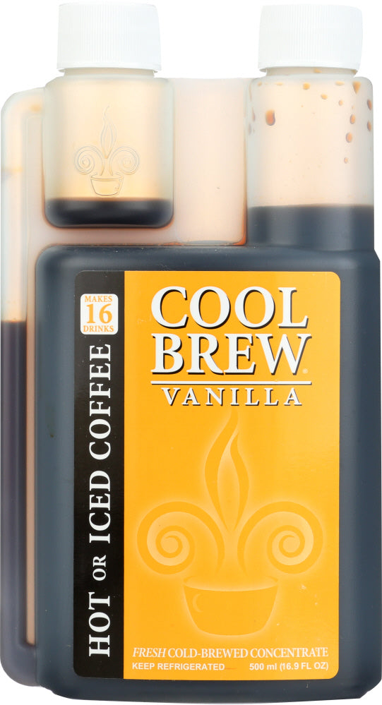 CoolBrew Fresh Coffee Concentrate Vanilla, 16.9 oz