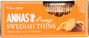 ANNAS: Orange Swedish Thins, 5.25 oz