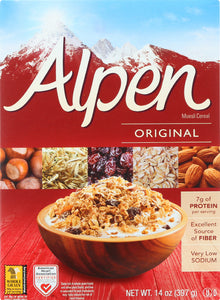 ALPEN: All Natural Muesli Cereal Original, 14 oz