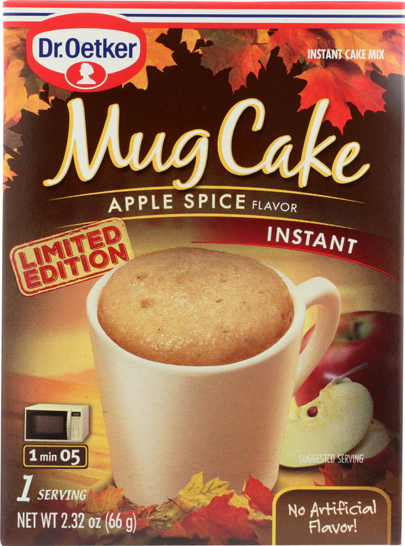 DR OETKER: Mug Cake Apple Spice, 2.32 oz
