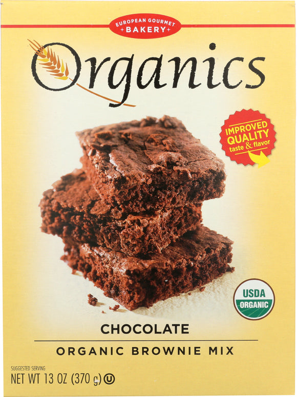 EUROPEAN GOURMET BAKERY: Organic Brownie Mix Chocolate, 13 oz