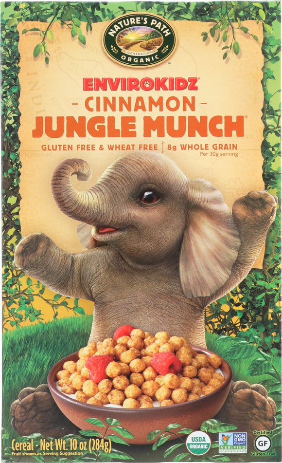 ENVIROKIDZ: Organic Cereal Cinnamon Jungle Munch, 10 oz