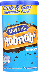 MCVITIES: Cookie Tube Hobnobs Milk Chocolate, 7.23 oz