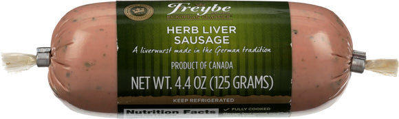 FREYBE: Herb Liver Sausage 4.4 Oz