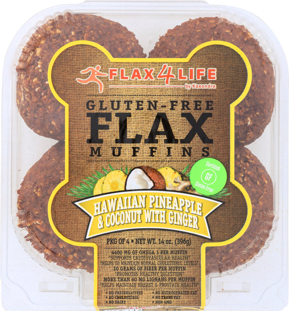 FLAX4LIFE: Muffin Frozen Hawaiian, 14 oz