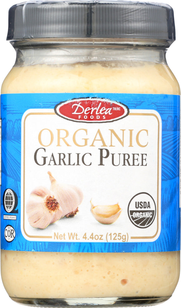 DERLEA: Garlic Puree Organic, 4.4 oz