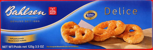 BAHLSEN: Delice Puff Pastry Pretzels, 3.5 oz