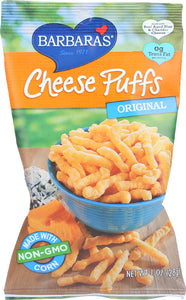 BARBARA'S: Bakery Cheese Puffs All Natural Ingredients, 1 oz