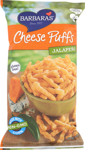 BARBARA'S BAKERY: Cheese Puffs Jalapeño, 7 oz