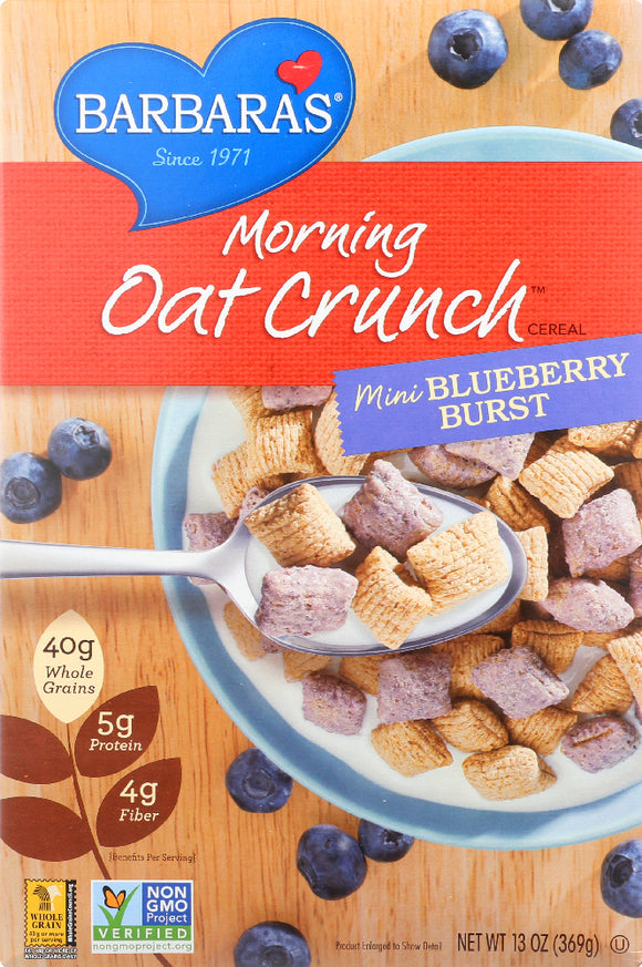 BARBARAS: Morning Oat Crunch Original Cereal, 14 oz