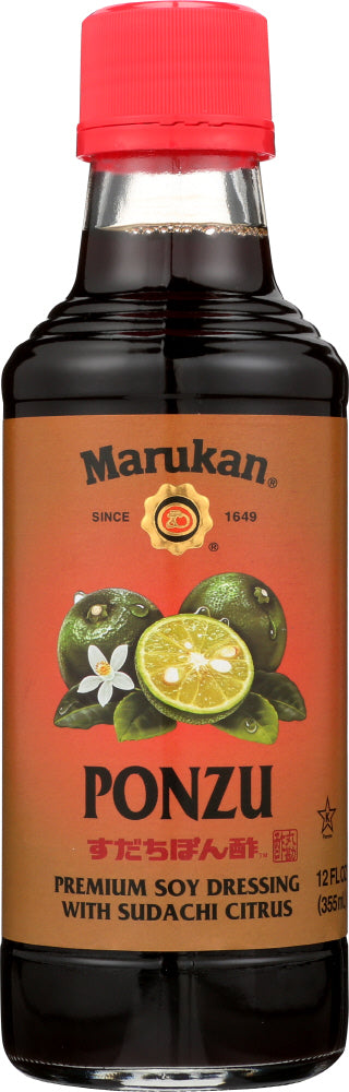 MARUKAN: Premium Soy Dressing With Sudachi Citrus Ponzu, 12 oz