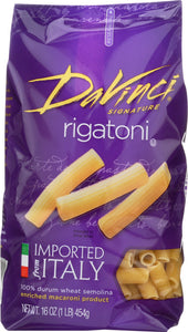 DAVINCI: Rigatoni Pasta, 16 Oz