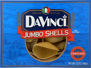 DAVINCI: Jumbo Shells Pasta, 12 Oz