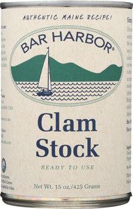 BAR HARBOR: All Natural Clam Stock, 15 oz