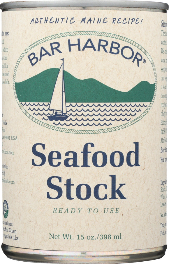 BAR HARBOR: All Natural Seafood Stock, 15 oz