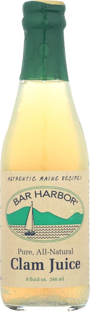 BAR HARBOR: Pure All Natural Clam Juice, 8 Oz